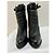 Alexander Wang Botín stiletto Aymeline de cuero negro - vista 3