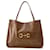 Sac tote Gucci Horsebit 1955 Cuir Marron  ref.1544993