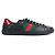 GUCCI - Sneakers Ace Gucci in pelle nera e banda web (T42) Nero - vista 2