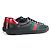 GUCCI - Sneakers Ace Gucci in pelle nera e banda web (T42) Nero - vista 3