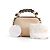CHLOÉ - Mini borsa a spalla Chloé Daria in pelle grana beige - vista 10