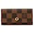 Brown Louis Vuitton Damier Ebene Multicles 4 Key Holder Cloth  ref.1545198