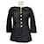 Chanel Black 2013 Eyelet and Tweed Jacket with Pearl Buttons Synthetic  ref.1545204