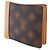 Slender Billetera delgada borrosa Monogram Louis Vuitton marrón Castaño - vista 2