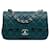 Blue Chanel Mini Rectangular Classic Lambskin Single Flap Crossbody Bag Leather  ref.1545342