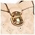 Borsa a Spalla Mahina Monogram Cirrus di Louis Vuitton Beige - vista 4