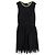 Vestido skater mini MSGM em renda preta Preto