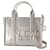 The Small Tote - Marc Jacobs - Leather - Silver Silvery Metallic Pony-style calfskin  ref.1545601