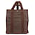 Sac fourre-tout en toile Her Line d'Hermès Marron  ref.1546396