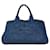 Tote Borsa Prada Canapa L con placca logo triangolare Blu Giovanni  ref.1546440