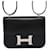 Bolso de Hombro Micro Constance de Hermès Negro Becerro  ref.1546487