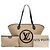 Louis Vuitton Marrom Ráfia Saint Jacques Bege - vista 9