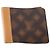 Slender Billetera delgada de monograma borroso marrón Louis Vuitton Castaño