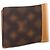 Slender Billetera delgada de monograma borroso marrón Louis Vuitton Castaño - vista 3