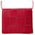 Bottega Veneta Shoulder Bag Maxi Intrecciato Cassette Red Leather  ref.1546727