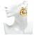 Chanel Coco Mark Round Swing Earrings Golden - vista 6