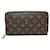 Louis Vuitton Zippy Toile Marron  ref.1547167