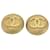 Chanel 94P Coco Mark Gold Clip Earrings Golden  ref.1547175