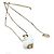 Collana Damiani in ceramica bianca oro e diamanti Bianco - vista 2