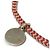 Lockit Bracciale charm in argento 925 Louis Vuitton Rosso - vista 10