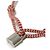 Lockit Bracciale charm in argento 925 Louis Vuitton Rosso - vista 5