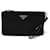 Prada Tessuto Pouch Clutch Bag Black Nylon  ref.1547625