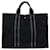 Hermès Borsa Tote Foultou MM HERMES Marrone Nero Cotone  ref.1547640