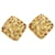 Boucles d'oreilles Chanel Diamond Coco Mark Doré  ref.1547756