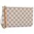 LOUIS VUITTON Damier Azur Neverfull MM Pouch Pouch LV Auth 81073  ref.1547778