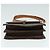 Céline Borsa a spalla in tela Macadam CELINE in pelle PVC marrone Auth 83129 - vista 5