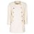 Chanel Cream Double-Breasted Jacket White