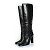 Tom ford, leather boots with T strap Black
