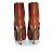 Fendi, hidden platform boots in cognac leather Brown - view 5
