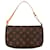 Louis Vuitton Monogram Pochette Accessory Pouch Brown Leather Plastic  ref.1548156