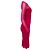 Fuzzi Magenta Langarm Bodycon Kleid Pink - Ansicht 2