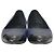 Timeless Ballerine Chanel con punta in pelle blu e nera - vista 2