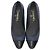 Timeless Ballerine Chanel con punta in pelle blu e nera - vista 5