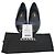 Timeless Ballerine Chanel con punta in pelle blu e nera - vista 7