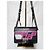 Borsa a spalla Elektra in pelle di vitello Saffiano con logo da corsa PRADA Fucsia/Nero - vista 6