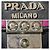 Borsa a spalla Elektra in pelle di vitello Saffiano con logo da corsa PRADA Fucsia/Nero - vista 7