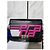 Borsa a spalla Elektra in pelle di vitello Saffiano con logo da corsa PRADA Fucsia/Nero - vista 8
