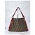 FENDI Zucca-Print Canvas Medium Tote Bag Braun/Burgunder - Ansicht 6
