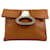 Borsa clutch in pelle Taurillon Louis Vuitton Marrone  ref.1548757