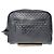 Neceser de cuero Microguccissima GG de Gucci negro 419775