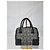 LOEWE Amazona 19 in pelle di vitello jacquard Anagram nero/blu navy - vista 2