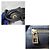 LOEWE Amazona 19 in pelle di vitello jacquard Anagram nero/blu navy - vista 5