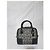 LOEWE Amazona 19 in pelle di vitello jacquard Anagram nero/blu navy - vista 7