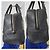 LOEWE Amazona 19 in pelle di vitello jacquard Anagram nero/blu navy - vista 9