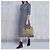 Bolsa tote em canvas e couro Gucci GG Supreme Joy Marrom Bege - vista 12