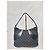 Bolsa hobo curva em lona GG monograma GUCCI com couro Preto - vista 6